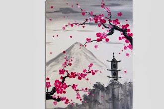 Paint Nite: Blossoms Over The Pagoda